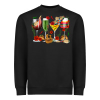 Black Mexico Wine Glasses Heavyweight Sweatshirt - texasbilliewilder