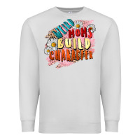 Dove Grey Weird moms build character Mother's Day Premium Sweatshirt - FaDigitalArtStudio