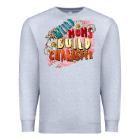 Heather Grey Weird moms build character Mother's Day Premium Sweatshirt - FaDigitalArtStudio
