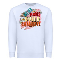 White Weird moms build character Mother's Day Premium Sweatshirt - FaDigitalArtStudio