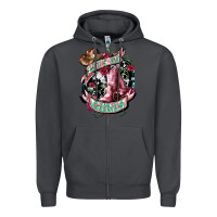 Smoke Let's go Girl's Cowboy boots Zipper Hoodie - HowdyJamesFarm