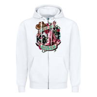Let's Go Girl's Cowboy Boots Zipper Hoodie | Teevron