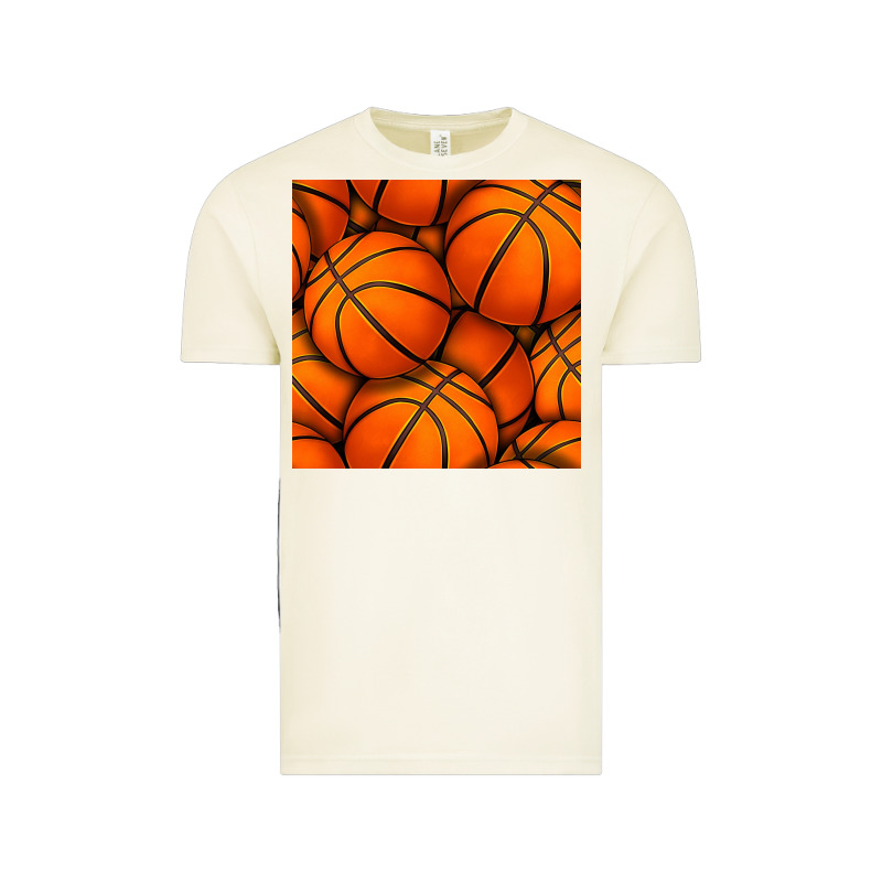 Basketball Seamless Pattern Vintage Tee by BundleAndBundleShop | Teevron