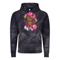 Cloud Black Cowboy Rabbit Easter Vintage Hoodie - BundleAndBundleShop