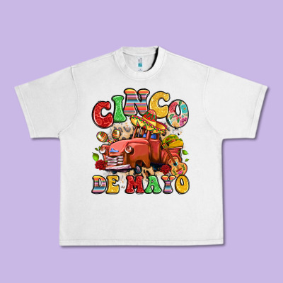 Cinco De Mayo Truck Urban Heavy Tee Designed By Lillyallendesigns