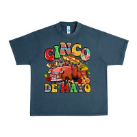 Midnight Navy cinco de mayo truck Urban Heavy Tee - LillyAllenDesigns