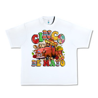 White cinco de mayo truck Urban Heavy Tee - LillyAllenDesigns