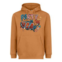 Meerkat Party in the USA Heavyweight Hoodie - FaDigitalArtStudio