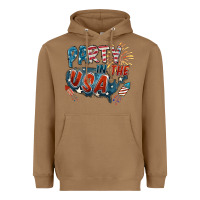 Toasted Coconut Party in the USA Heavyweight Hoodie - FaDigitalArtStudio