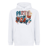 White Party in the USA Heavyweight Hoodie - FaDigitalArtStudio