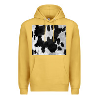 Antique Gold Black White Cowhide Tumbler Premium Hoodie - CowCowDesign