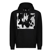 Black Black White Cowhide Tumbler Premium Hoodie - CowCowDesign