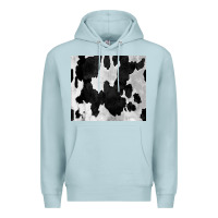 Blue Mist Black White Cowhide Tumbler Premium Hoodie - CowCowDesign