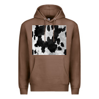 Chestnut Black White Cowhide Tumbler Premium Hoodie - CowCowDesign