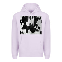 Lilac Black White Cowhide Tumbler Premium Hoodie - CowCowDesign