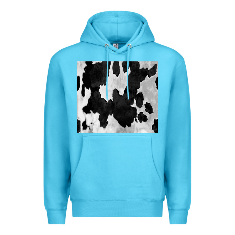 Black White Cowhide Tumbler Premium Hoodie by CowCowDesign | Teevron