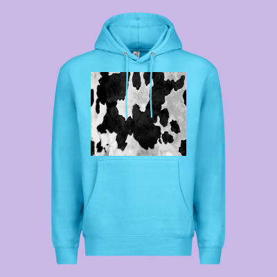 Black White Cowhide Tumbler Premium Hoodie Designed By Cowcowdesign