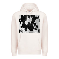 Pale Pink Black White Cowhide Tumbler Premium Hoodie - CowCowDesign