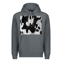 Rock Black White Cowhide Tumbler Premium Hoodie - CowCowDesign