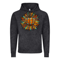 Vintage Black pumpkin sunflower Vintage Hoodie - RanaPortraitStore