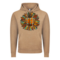 Vintage Coffee pumpkin sunflower Vintage Hoodie - RanaPortraitStore
