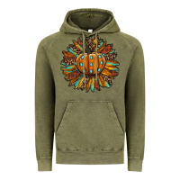 Vintage Olive pumpkin sunflower Vintage Hoodie - RanaPortraitStore