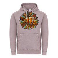 Vintage Zinc pumpkin sunflower Vintage Hoodie - RanaPortraitStore