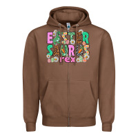 Chestnut Easter Saurus Nurse Easter Day Zipper Hoodie - HowdyJamesFarm