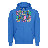 True Royal Easter Saurus Nurse Easter Day Zipper Hoodie - HowdyJamesFarm