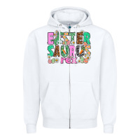 Easter Saurus Nurse Easter Day Zipper Hoodie | Teevron
