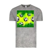 Cloud Rock soccer balls with field  and tactics seamless pattern Vintage Tee - BundleAndBundleShop