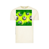 Vintage Arctic soccer balls with field  and tactics seamless pattern Vintage Tee - BundleAndBundleShop