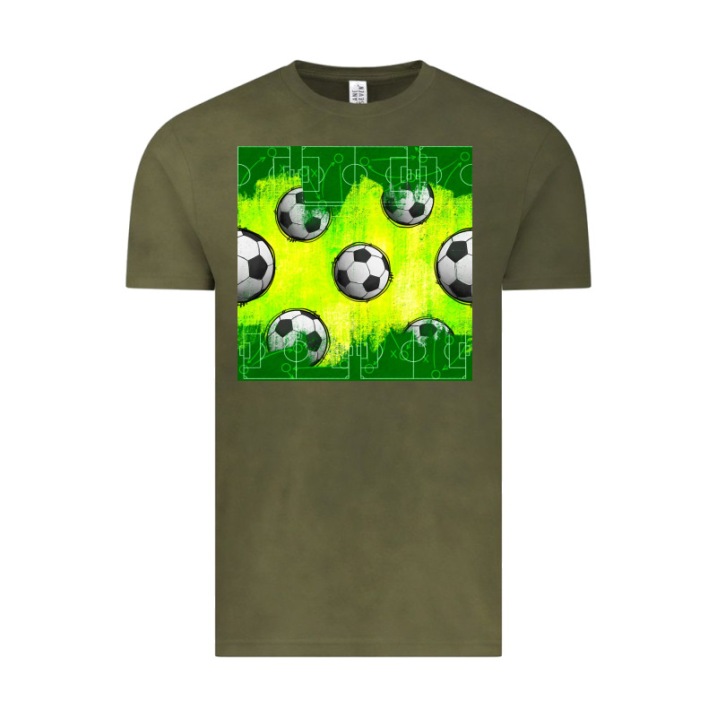 Soccer Balls With Field  And Tactics Seamless Pattern Vintage Tee by BundleAndBundleShop | Teevron
