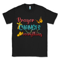 Black Prayer Changes Everything Classic Tee - BundleAndBundleShop