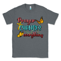Charcoal Heather Prayer Changes Everything Classic Tee - BundleAndBundleShop
