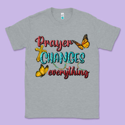 Prayer Changes Everything Classic Tee Designed By Bundleandbundleshop
