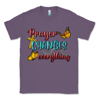 Lavender Prayer Changes Everything Classic Tee - BundleAndBundleShop