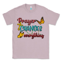 Lilac Prayer Changes Everything Classic Tee - BundleAndBundleShop