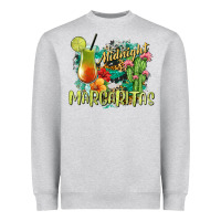 Heather Grey Midnight Margaritas Heavyweight Sweatshirt - texasbilliewilder