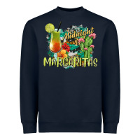 Navy Midnight Margaritas Heavyweight Sweatshirt - texasbilliewilder