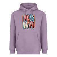 Lavender 4th of July nana with lightning bolt Heavyweight Hoodie - FaDigitalArtStudio
