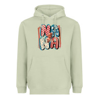 Matcha 4th of July nana with lightning bolt Heavyweight Hoodie - FaDigitalArtStudio