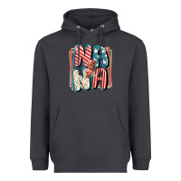Smoke 4th of July nana with lightning bolt Heavyweight Hoodie - FaDigitalArtStudio
