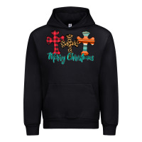 Black merry Christmas cross Urban Hoodie - CowhideDigitalArt