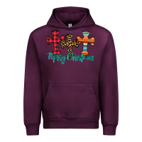 Mauve Wine merry Christmas cross Urban Hoodie - CowhideDigitalArt