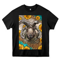 Black Western Navajo Churro Sheep Heavy Core Tee - LillyAllenDesigns