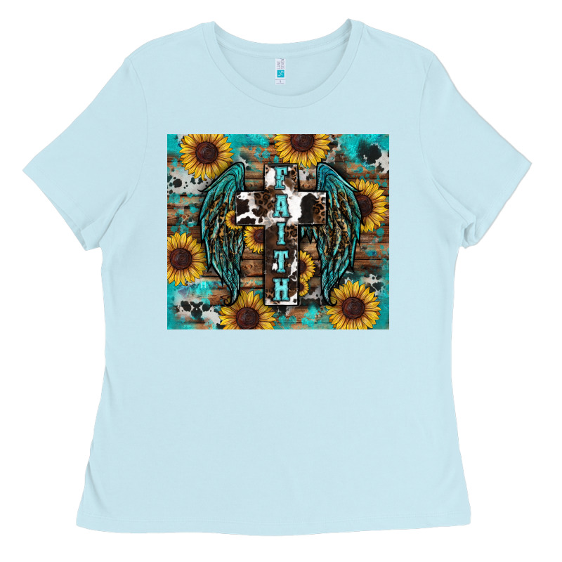 Western Faith Sunflower's Ladies Tee by RanaPortraitStore | Teevron