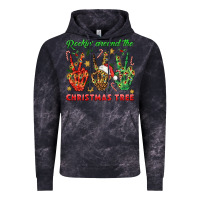Cloud Black Rockin' Around The Christmas Tree Vintage Hoodie - BundleAndBundleShop