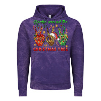 Cloud Purple Rockin' Around The Christmas Tree Vintage Hoodie - BundleAndBundleShop