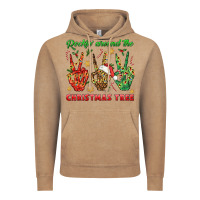 Vintage Coffee Rockin' Around The Christmas Tree Vintage Hoodie - BundleAndBundleShop